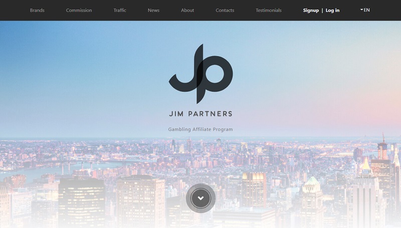Jim Partners website & screenshot