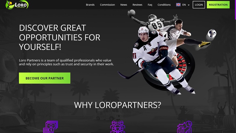 Loro Partners website & screenshot