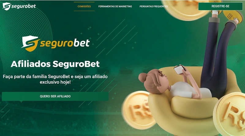 Afiliados SeguroBet website & screenshot