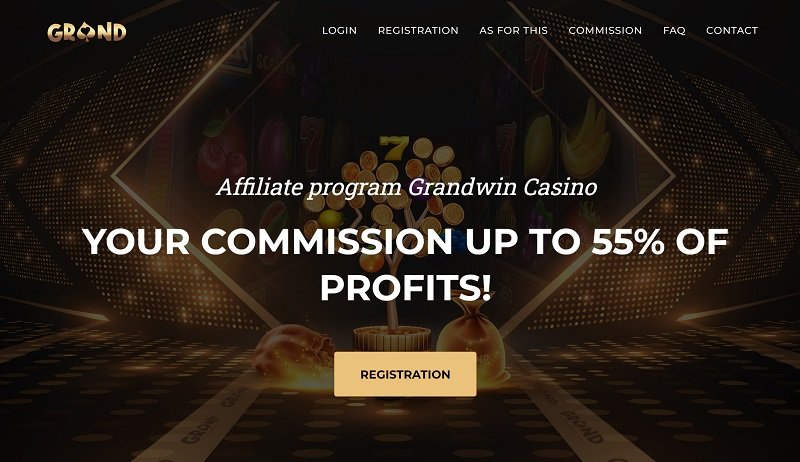 Grand Win Affiliates.cz website & screenshot