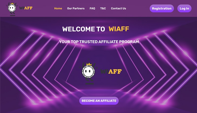 WiAff Partners website & screenshot
