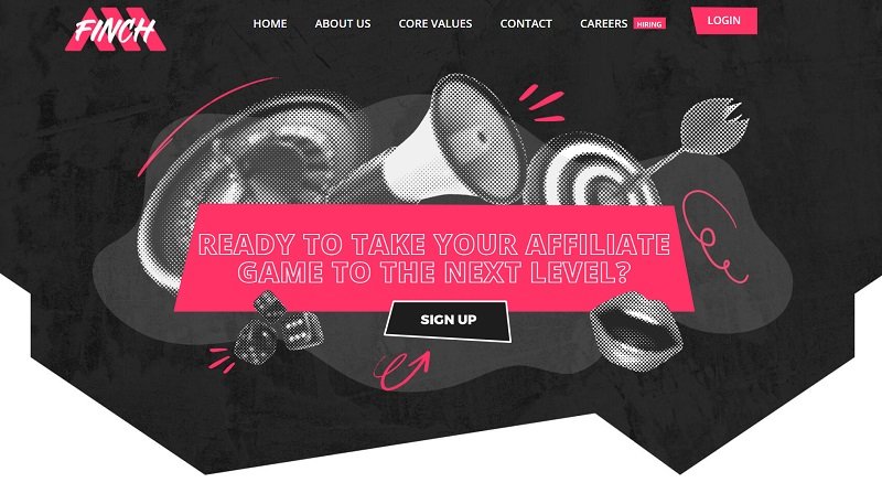Finch-am website & screenshot