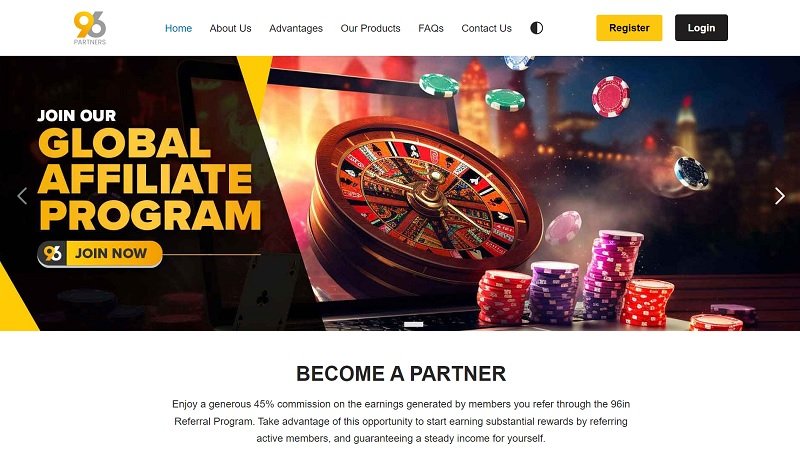 96Partners India website & screenshot