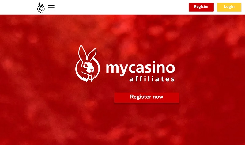 MyCasino Affiliates website & screenshot