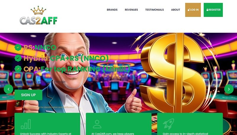 Cas2Aff website & screenshot