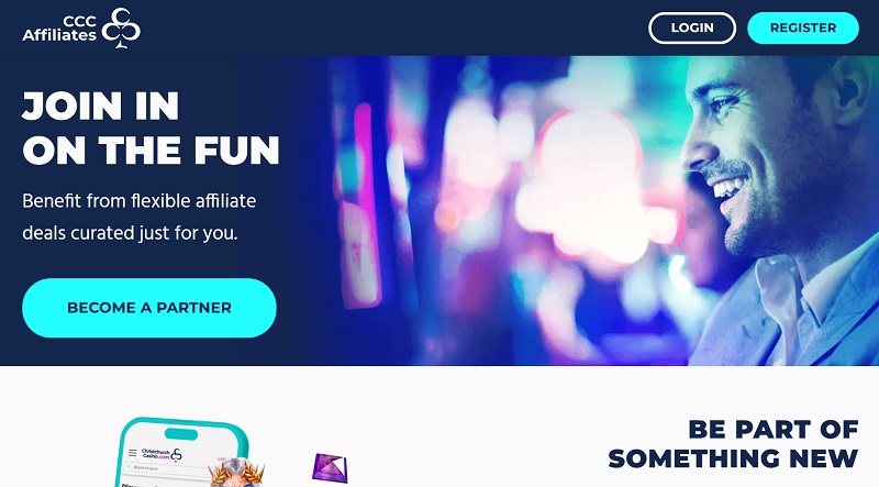 CCC Affiliates website & screenshot