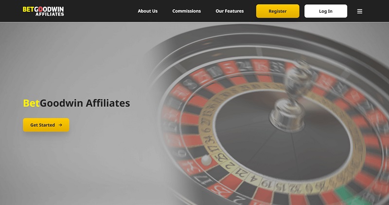 BetGoodwin Affiliates website & screenshot