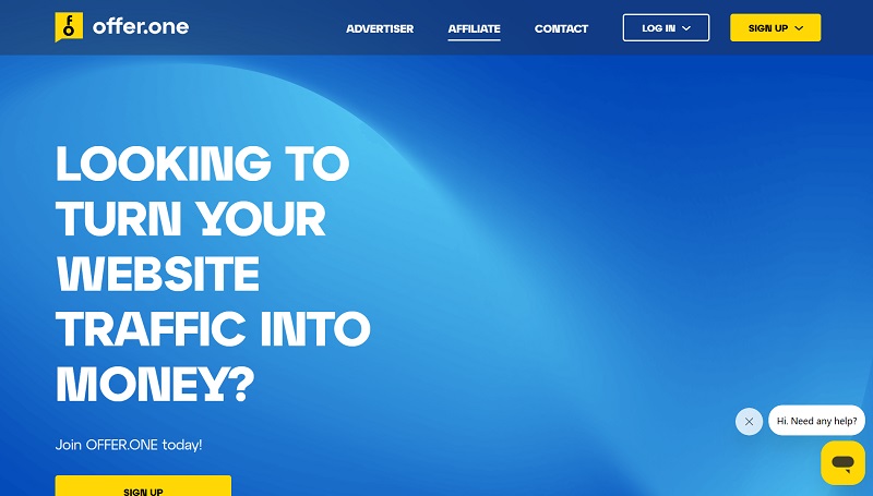 Offer.One website & screenshot