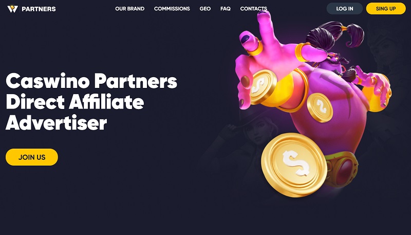 Caswino Partners website & screenshot