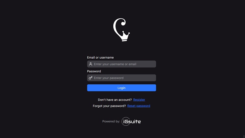 CrownBit Affiliates website & screenshot