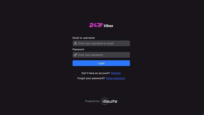 247Vibes Affiliates website & screenshot