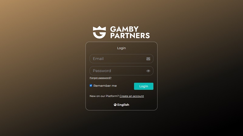 Gamby Partners website & screenshot