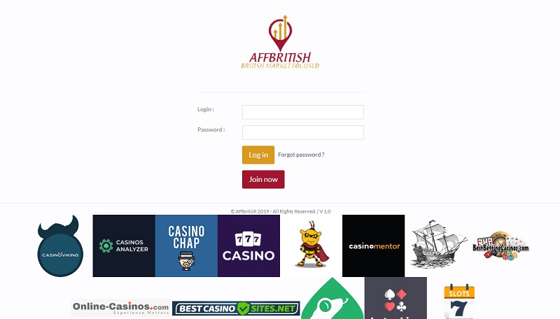 AffBritish website & screenshot