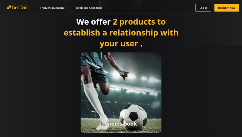 Betfair Affiliates website & screenshot
