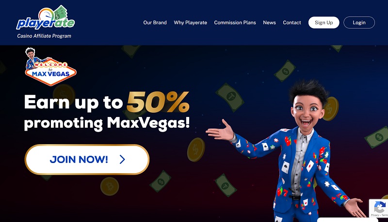 Playerate Casino Affiliates logo